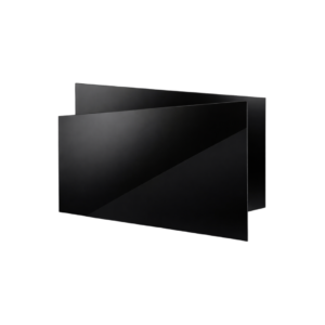 panel espejo negro