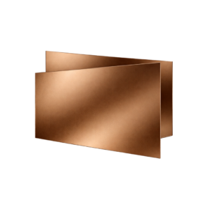 panel espejo cobre